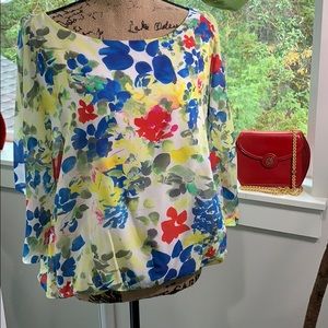 NWOT - Alice + Olivia Silk Blouse- Perfect
